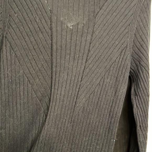 Venus size small Black ribbed sweater dress or cardigan - Picture 11 of 12